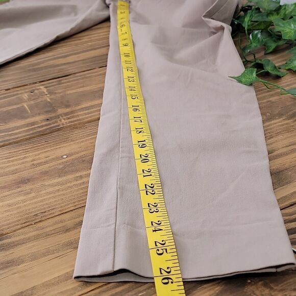 VanHeusen. Stretch. Casual Business Pants. Cropped. Size 10 - Picture 5 of 6